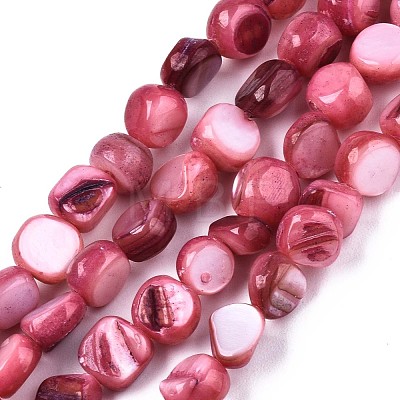 Natural Freshwater Shell Beads Strands SHEL-S276-110A-06-1