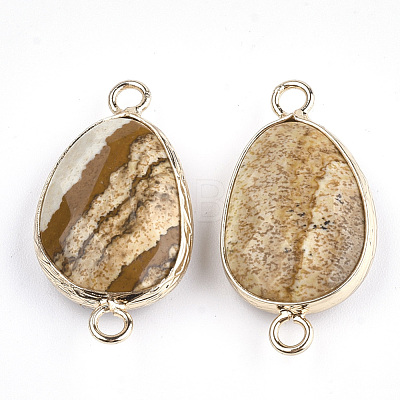 Natural Picture Jasper Links connectors G-S344-02I-1