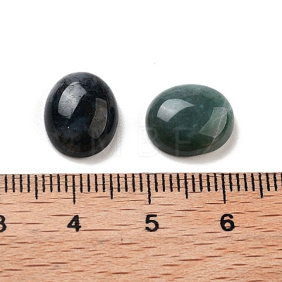 Natural Indian Agate Cabochons G-G145-01A-34-1