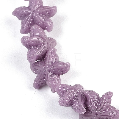 Synthetic Coral Dyed Carved Beads Strands CORA-K009-06A-1