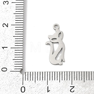 201 Stainless Steel Pendants STAS-F316-22P-05-1