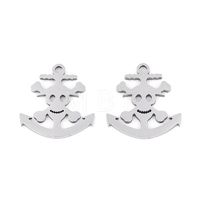 201 Stainless Steel Pendants STAS-T073-41P-1