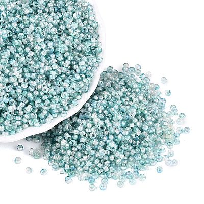 Picasso Glass Seed Beads SEED-Q041-02B-1