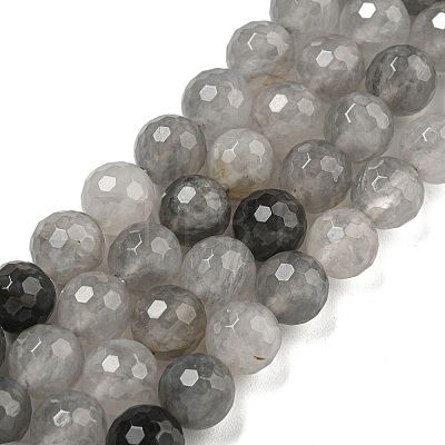 Natural Cloudy Quartz Beads Strands G-E571-A08-02-1