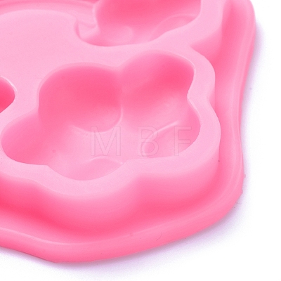 Food Grade Rainbow & Cloud & Star & Moon Silicone Molds DIY-F045-16-1