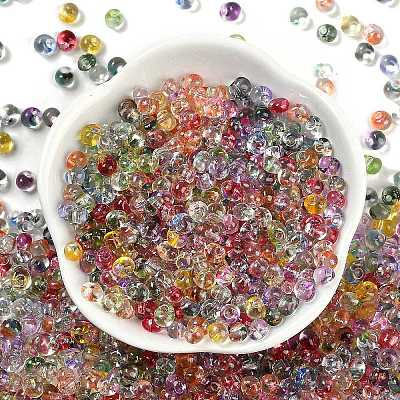 6/0 Spray Paint Glass Seed Beads SEED-H003-11H-1