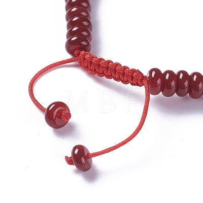 Adjustable Nylon Cord Braided Bead Bracelets BJEW-F369-B10-1