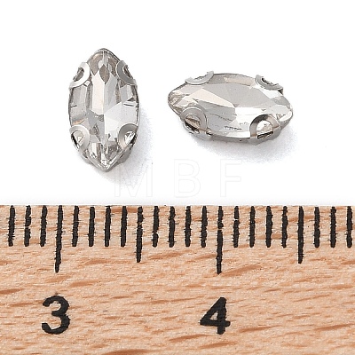 Horse Eye Sew on Rhinestone RGLA-L028-08C-01-1