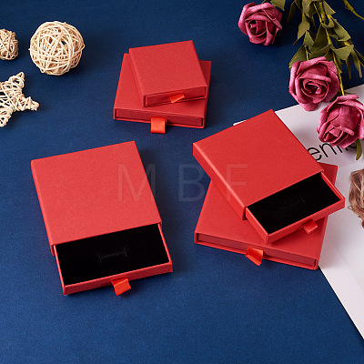 Yilisi 5Pcs 5 Sizes Cardboard Drawer Boxes CON-YS0001-02-1