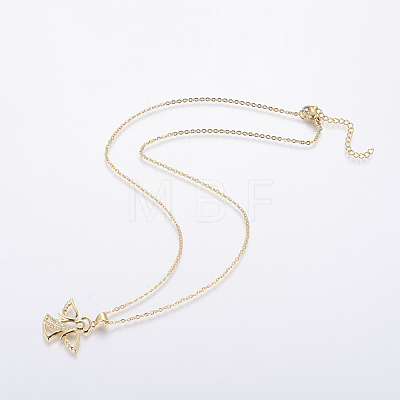 304 Stainless Steel Chain Necklaces NJEW-O108-43G-1