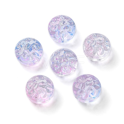 Transparent Glass Beads GLAA-D007-02F-1