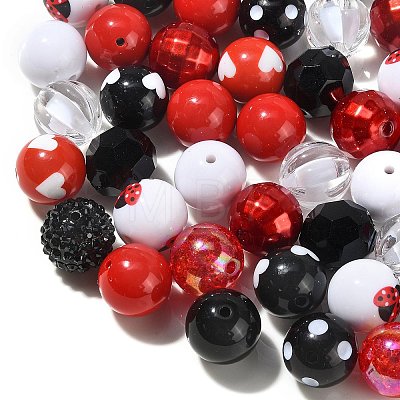 Opaque Acrylic Beads Set MACR-CJC0001-13A-03-1