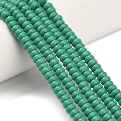 Synthetic Turquoise Beads Strands G-Z110-B01-2x4mm-04-1