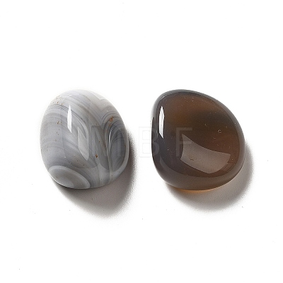 Natural Grey Agate Beads G-G979-A22-1