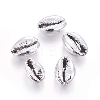 Electroplate Cowrie Shell Beads BSHE-X0006-02-1