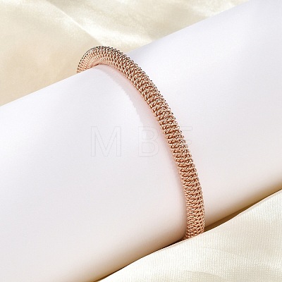 304 Stainless Steel Mesh Chain Bracelets for Women Men BJEW-Z087-19RG-1