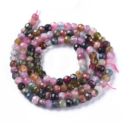 Natural Tourmaline Beads Strands G-E560-Q06-1