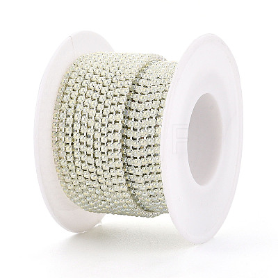 Iron & ABS Imitation Pearl Cup Chains CH-T007-01A-05-1
