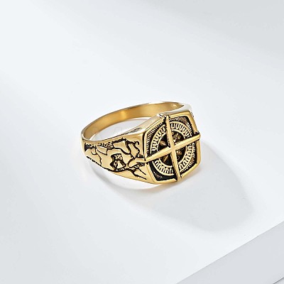 316L Surgical Stainless Steel Finger Rings for Men FS-WGFC20E-06-1