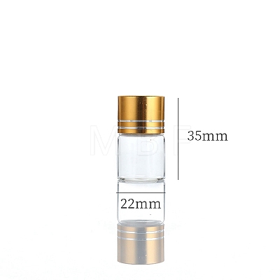 Clear Glass Bottles Bead Containers CON-WH0085-77B-02-1