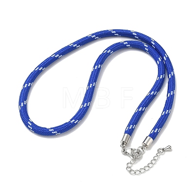 Ployester Core-Wrapped Round Cord Necklace Making KK-CBACFA2-03P-27-1