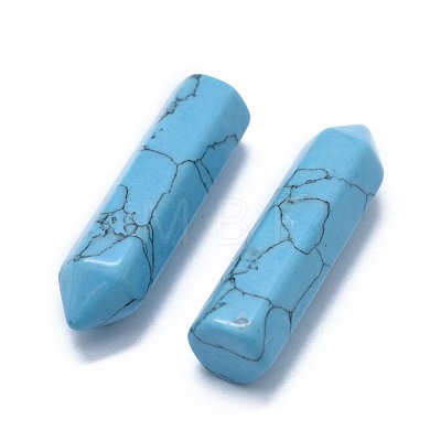 Synthetic Turquoise Pointed Beads G-G795-02-03A-1