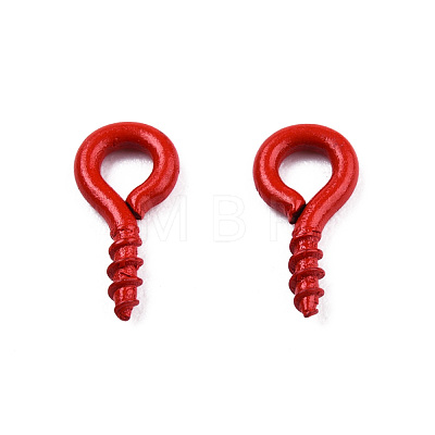 Spray Painted Iron Screw Eye Pin Peg Bails IFIN-N010-002A-09-1