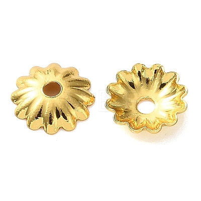 Brass Bead Caps KK-C260-05G-1