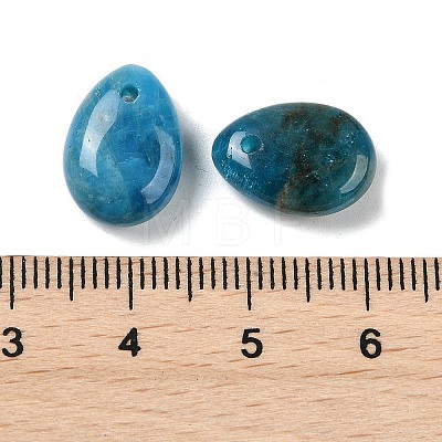 Natural Apatite Teardrop Charms X-G-M410-01-12-1