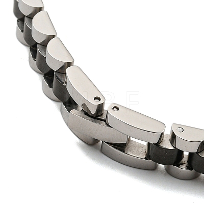 Ion Plating(IP) 304 Stainless Steel Thick Link Chain Bracelet BJEW-G649-10B-A-1