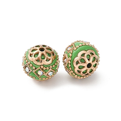Handmade Resin Indonesia Beads IPDL-E010-20-A-01KCG-1