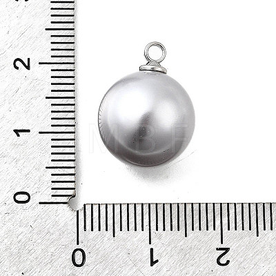 ABS Plastic Imitation Pearl Pendants FIND-H052-01H-02P-1