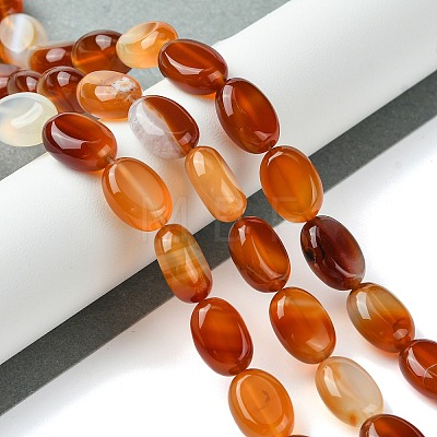 Natural Red Agate(Dyed & Heated) Beads Strands G-K365-B02-01-1