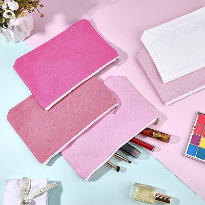 5Pcs 5 Colors Cloth Zipper Jewelry Bag Gift Pouches ABAG-WH0077-11B-1