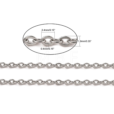 304 Stainless Steel Cable Chains CHS-R008-15-1