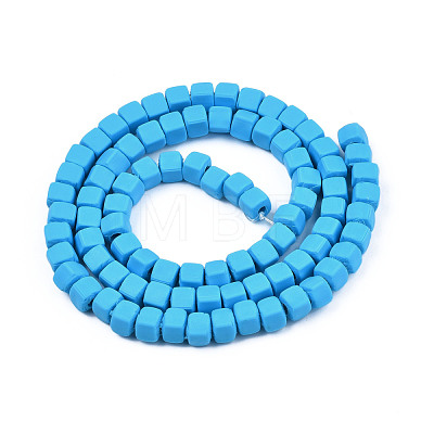 Handmade Polymer Clay Beads Strands CLAY-S092-78D-1