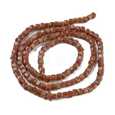 Synthetic Goldstone Beads Strands G-H042-B36-01-1