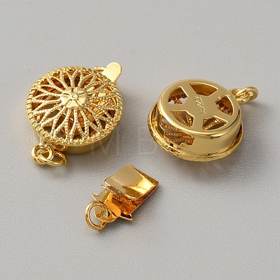 Brass Box Clasps LS-KK-WH0079-16B-G-1