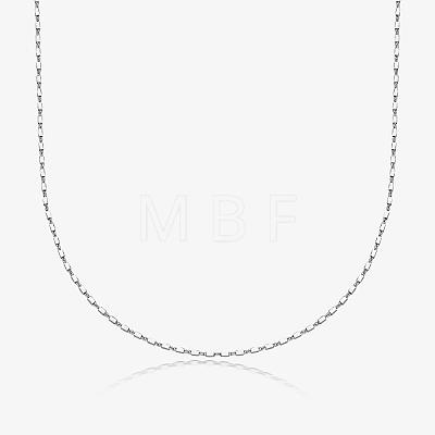 925 Sterling Silver Link Chain Necklaces EJ2248-6-1