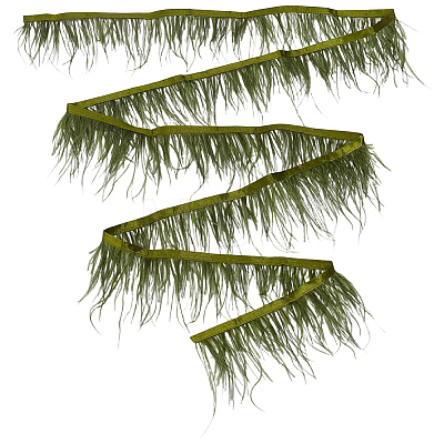 2M Fashion Fibre Imitation Ostrich Feather Trimming DIY-GF0014-47C-1