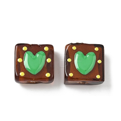 Handmade Lampwork Enamel Beads LAMP-G147-02D-1
