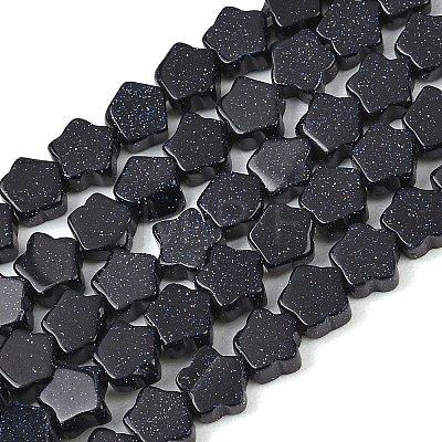Synthetic Blue Goldstone Beads Strands GG-CBA199E-C02-02-1