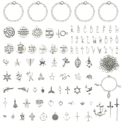 DIY Bracelet Making Kits DIY-YW0018-30-1