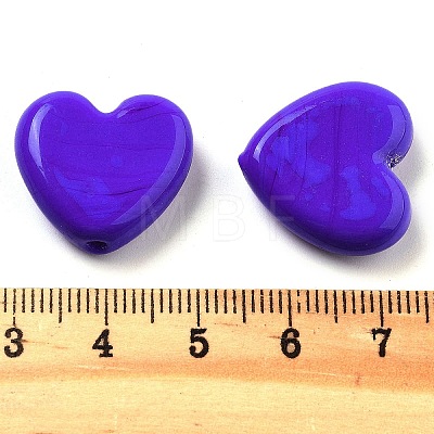 Heart Handmade Lampwork Beads LAMP-U003-01N-1