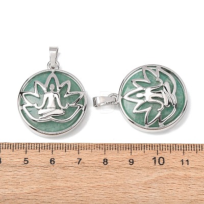 Natural Amazonite Pendants GG-CBA0251-10D-P-1