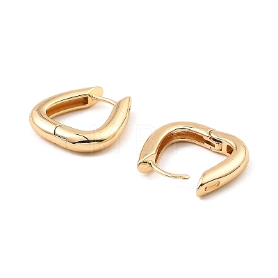 Brass Hoop Earrings EJEW-I289-23A-KCG-1