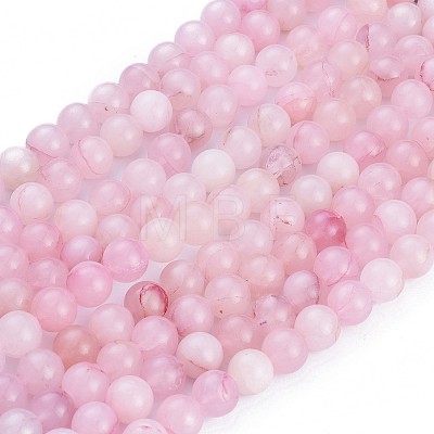 Natural Rose Quartz Beads Strands X-G-F591-04-10mm-1