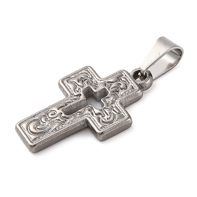 304 Stainless Steel Pendants STAS-P241-10P-1