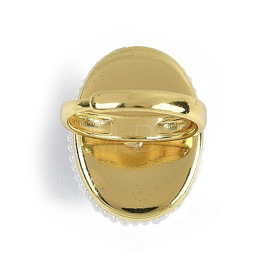 Brass Adjustable Rings RJEW-P128-04G-B-1