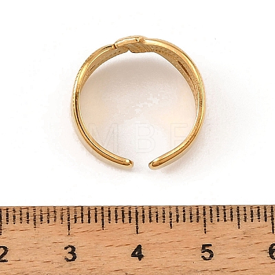 Brass Cuff Open Rings for Women KK-CBA8D1E-02D-G-1
